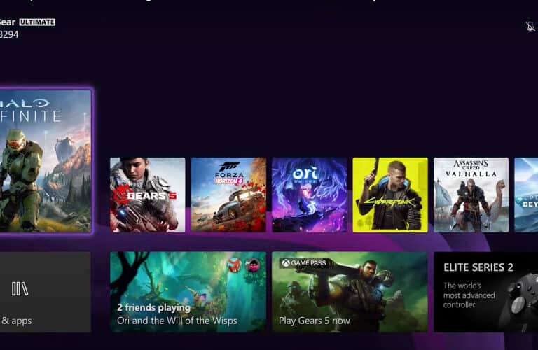 Xbox Dashboard