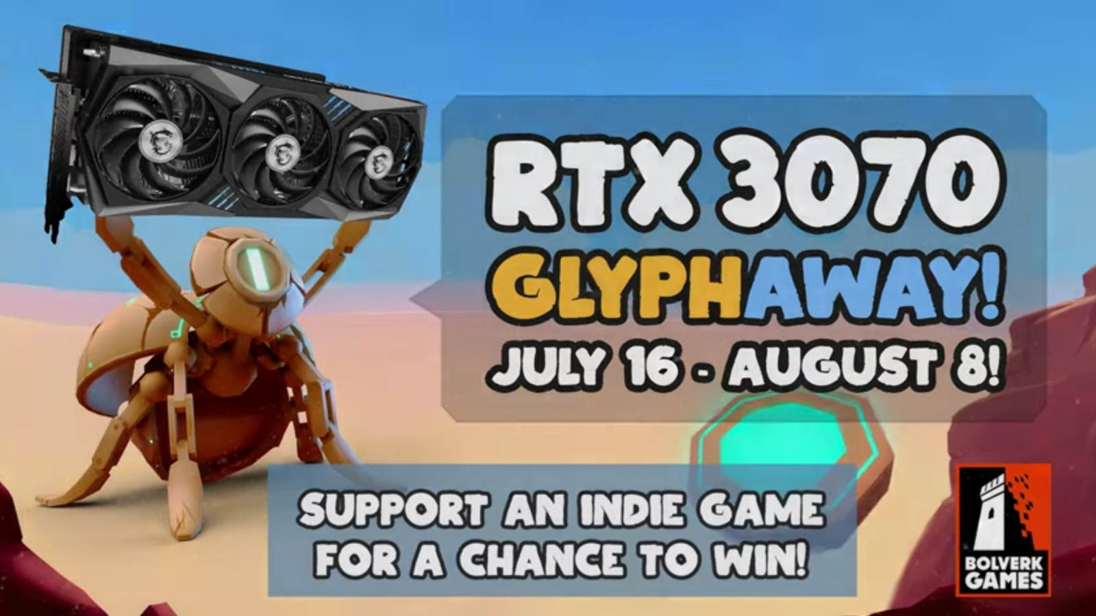 Win An Nvidia GeForce RTX 3070 Graphics Card With Glyph