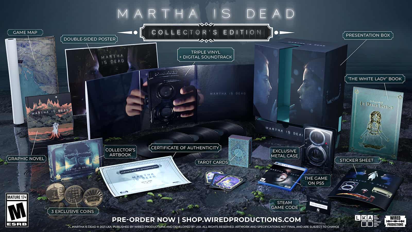 LKA Announces Limited Collector’s Edition Of Martha Is Dead For PS5