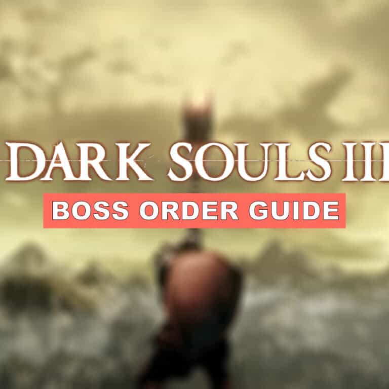 An image I created using a screenshot of my Dark Souls 3 game for the boss order guide.