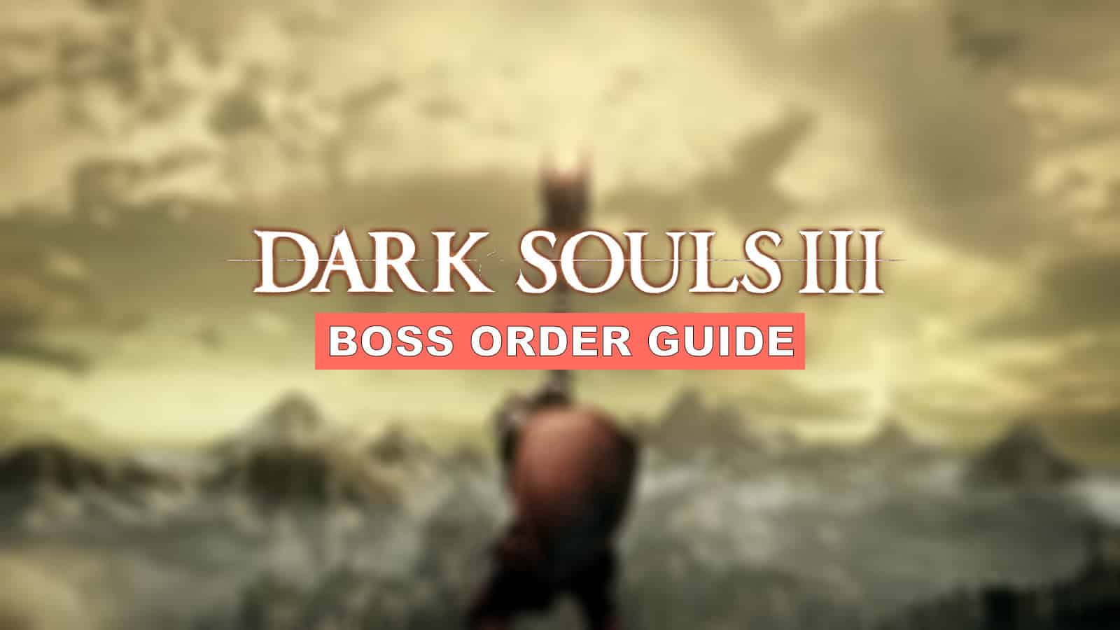 An image I created using a screenshot of my Dark Souls 3 game for the boss order guide.