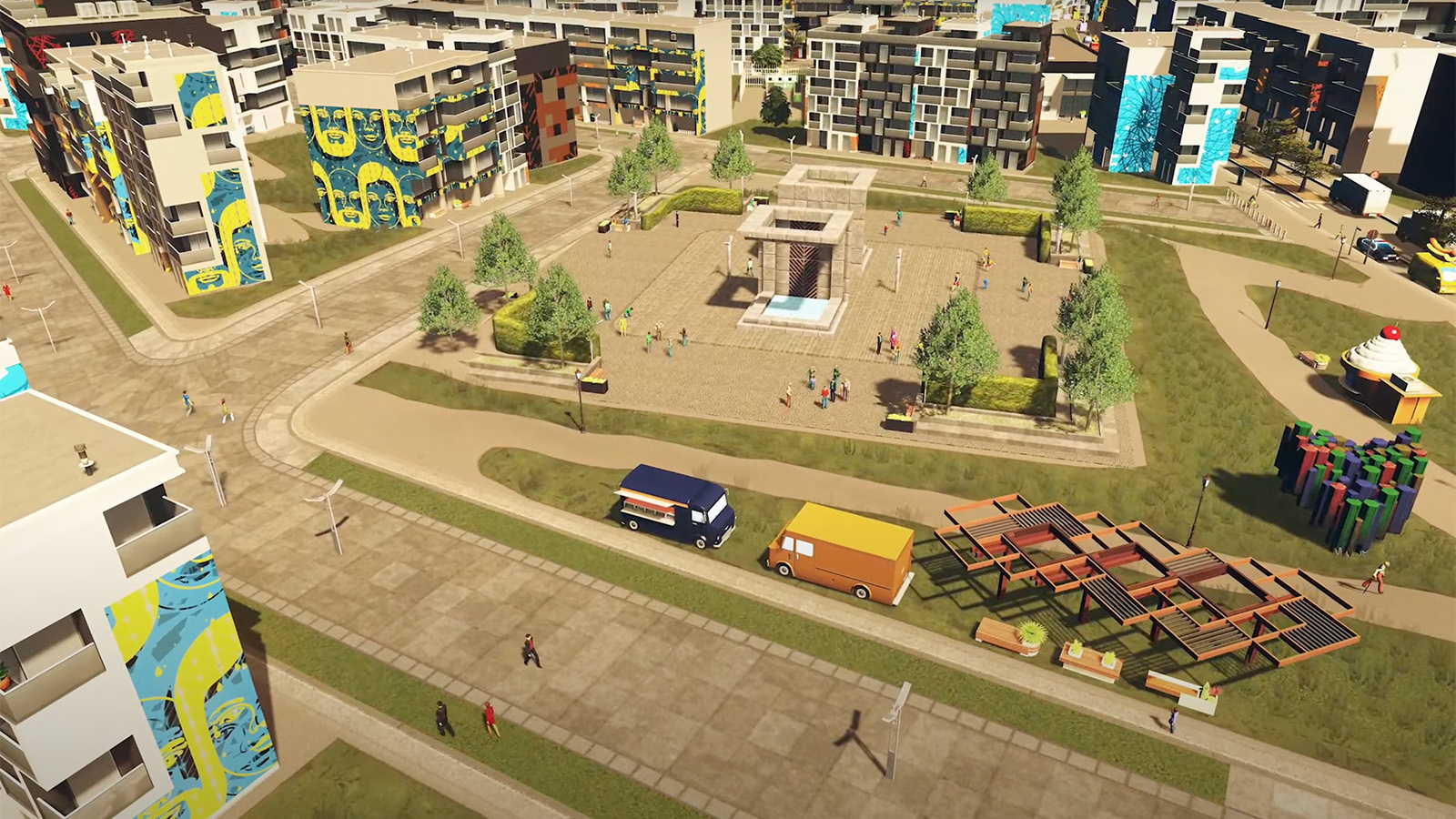 Cities: Skylines Gets New Plazas And Promenades DLC Pack