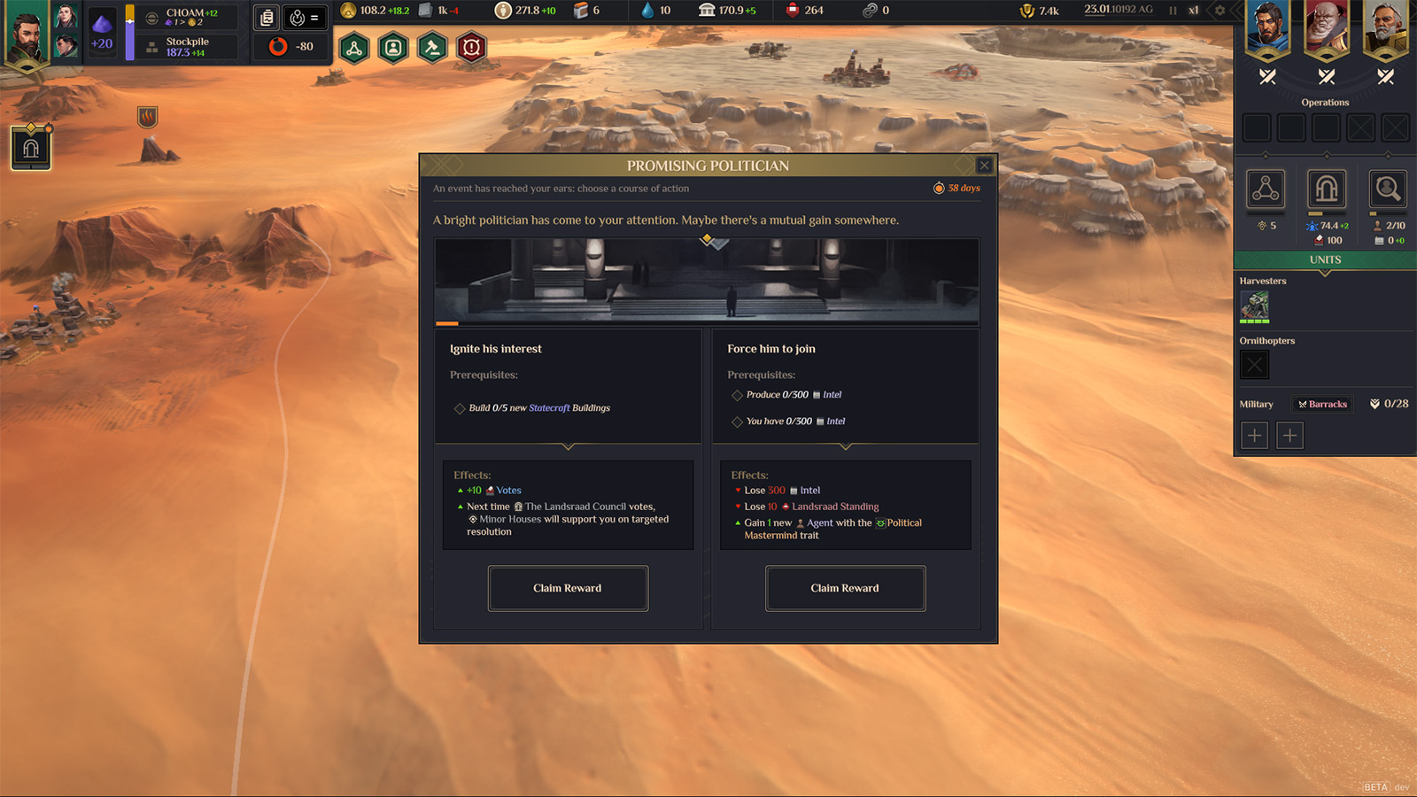 Dune: Spice Wars Air & Sand Update 2