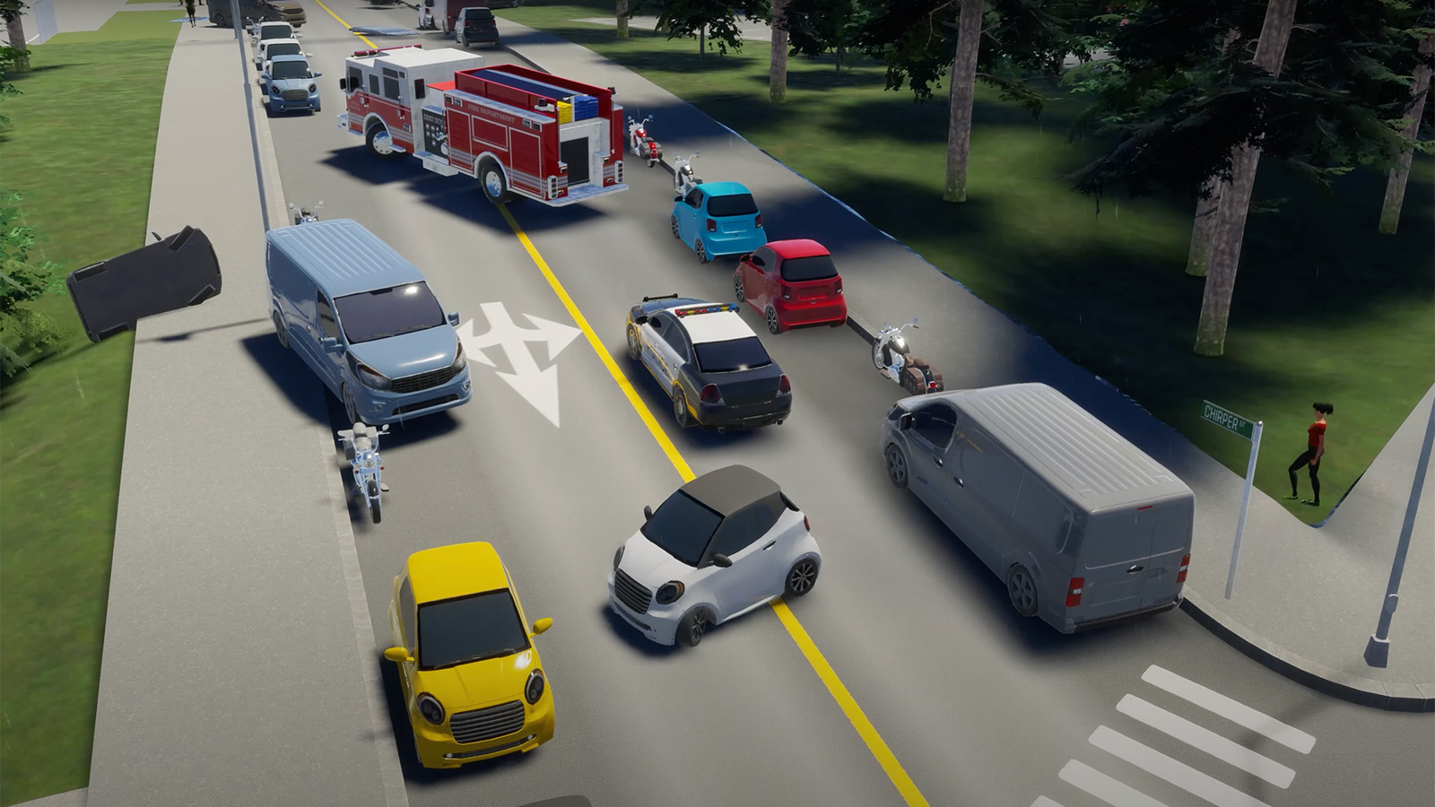 New Cities: Skylines 2 Video Showcases Traffic AI And Road Accidents