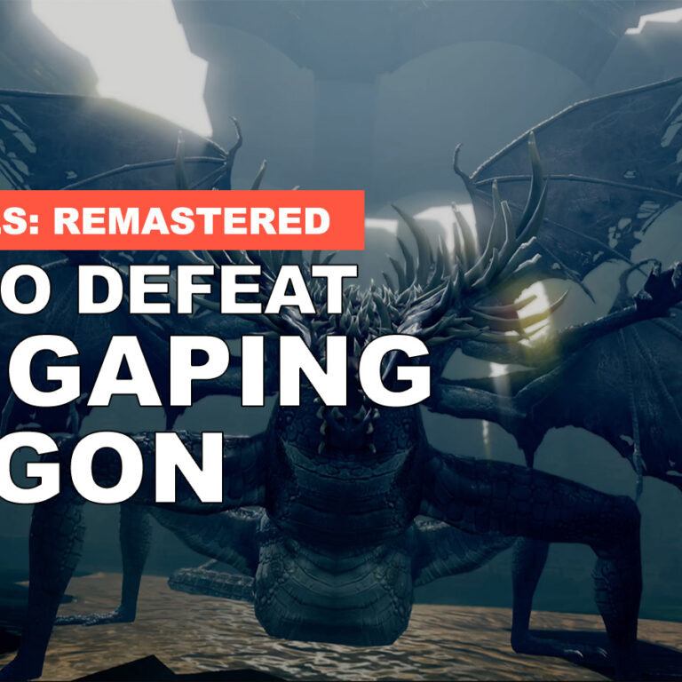 How To Defeat The Gaping Dragon 1