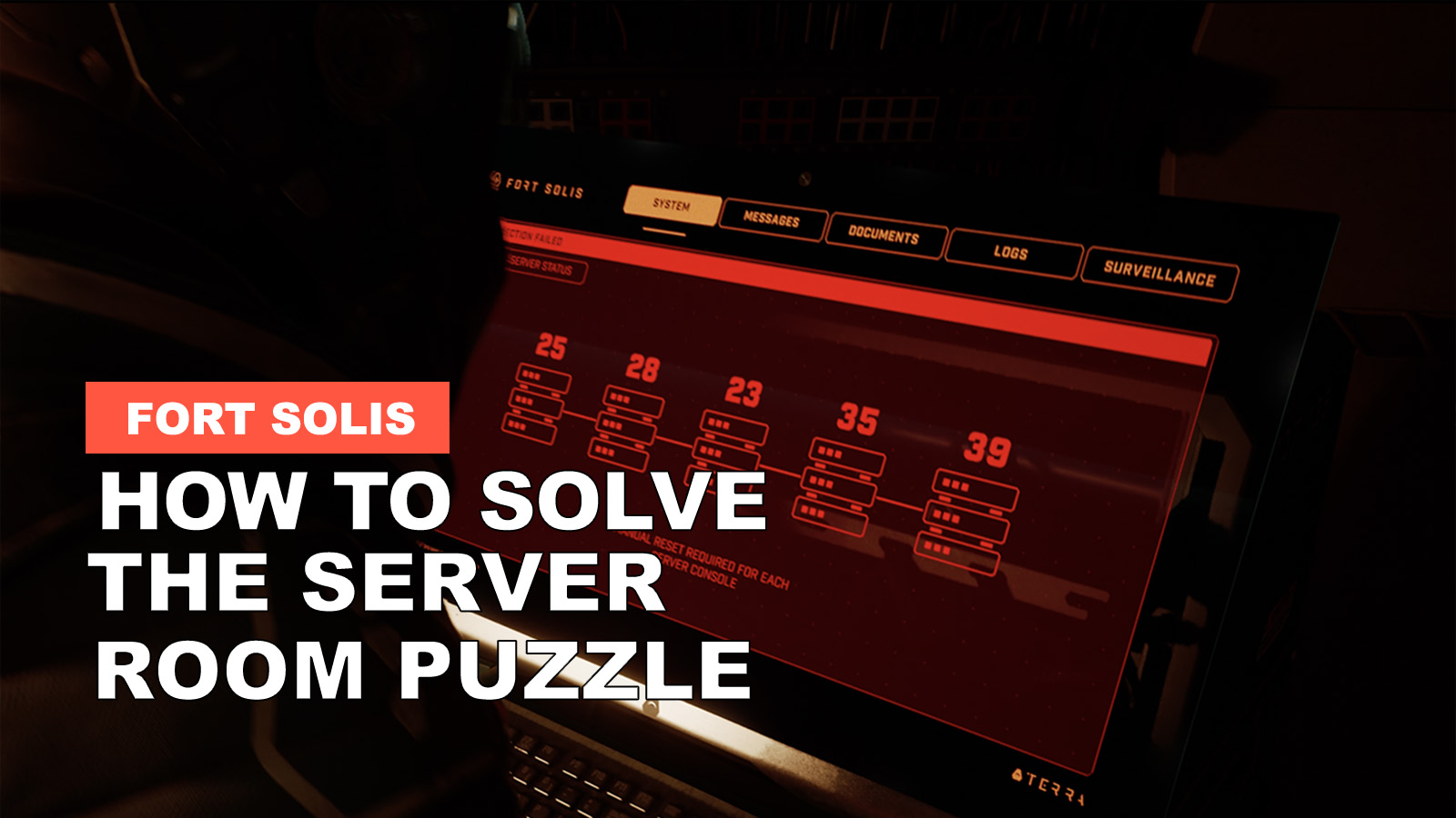 How To Solve The Server Room Puzzle In Fort Solis