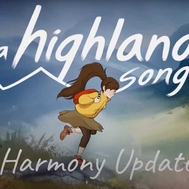 The primary artwork for inkle Studio's A Highland Song and its Harmony update