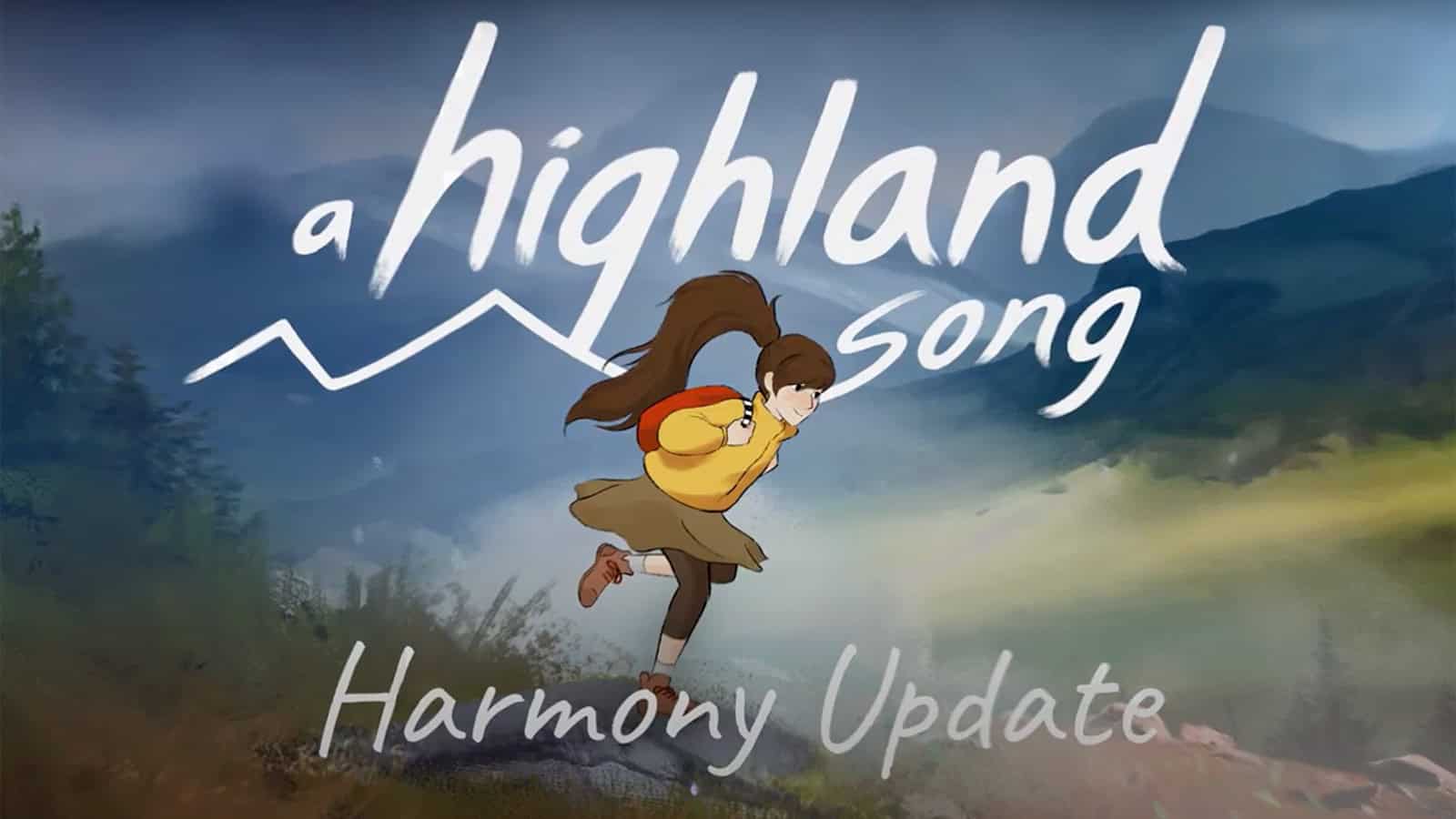 The primary artwork for inkle Studio's A Highland Song and its Harmony update