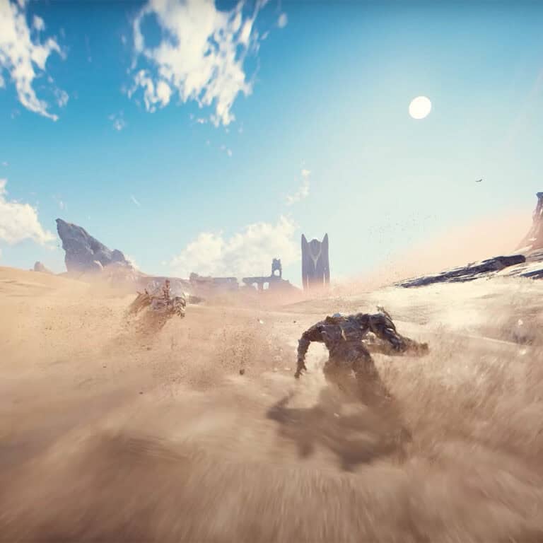 A screenshot of Atlas Fallen.