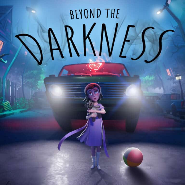 The artwork for Beyond The Darkness, featuring child Millie