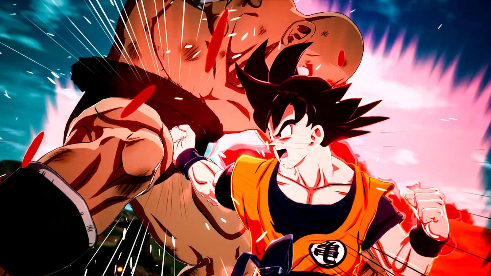 A screenshot of Dragon Ball: Sparking! ZERO, featuring Goku in a fight.