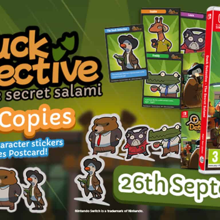 A look at Super Rare Games' limited physical release of Duck Detective: The Secret Salami.