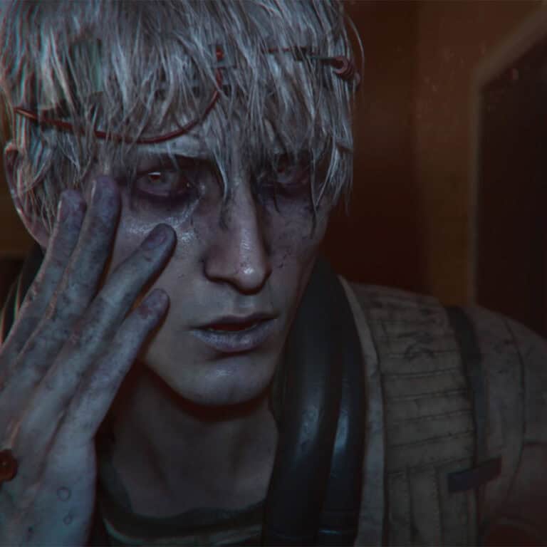 A screenshot of KARMA: The Dark World showing the playable character Daniel.
