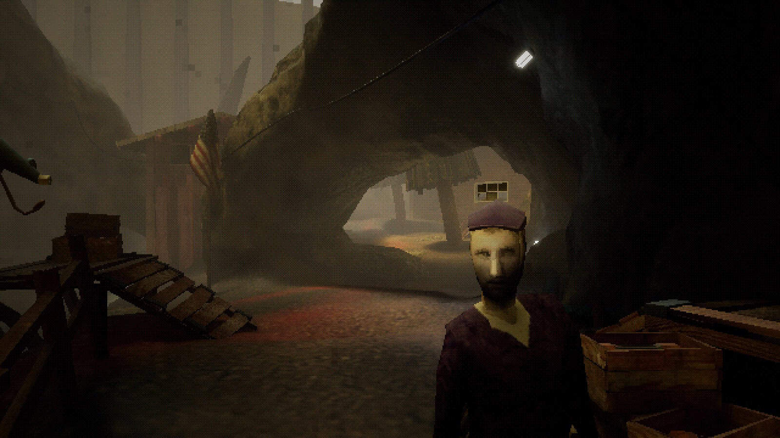 A screenshot from Threshold, showing one of the colleagues you'll get to work with.