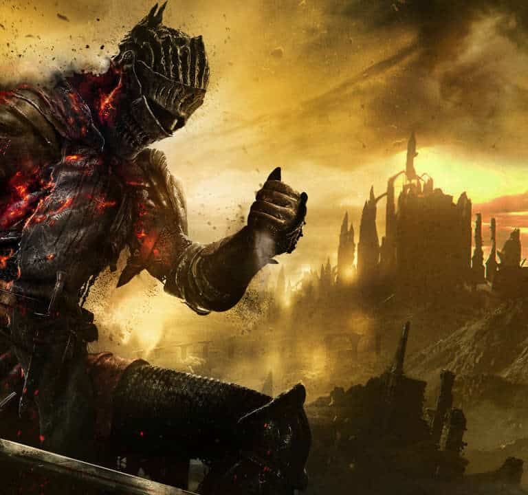 The official art for Dark Souls 3.