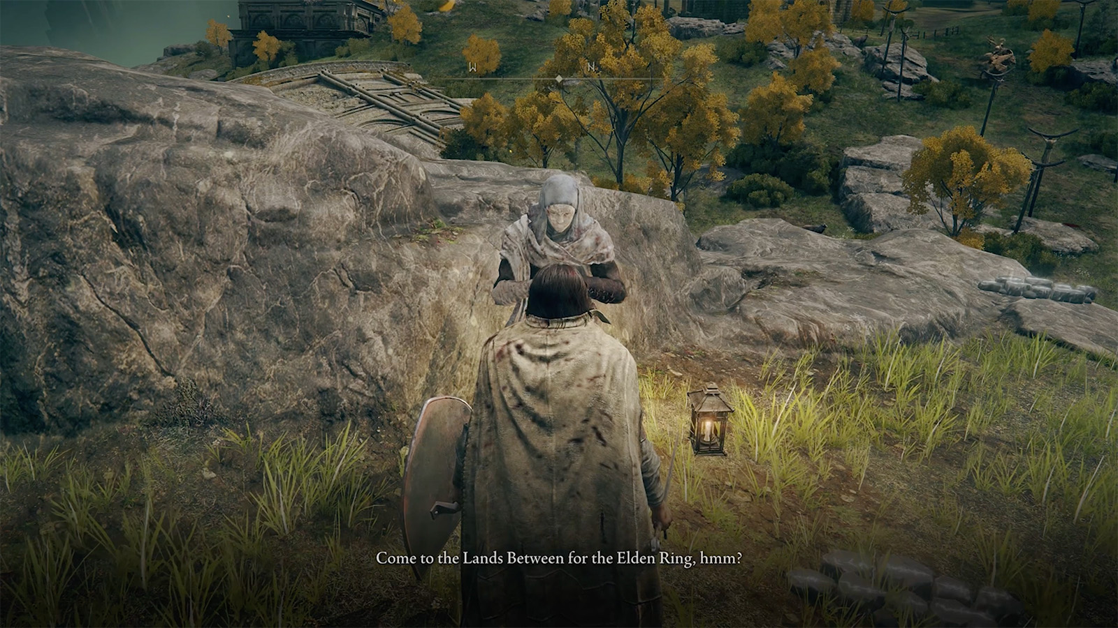 A screenshot from Elden Ring showing the NPC named Varre.